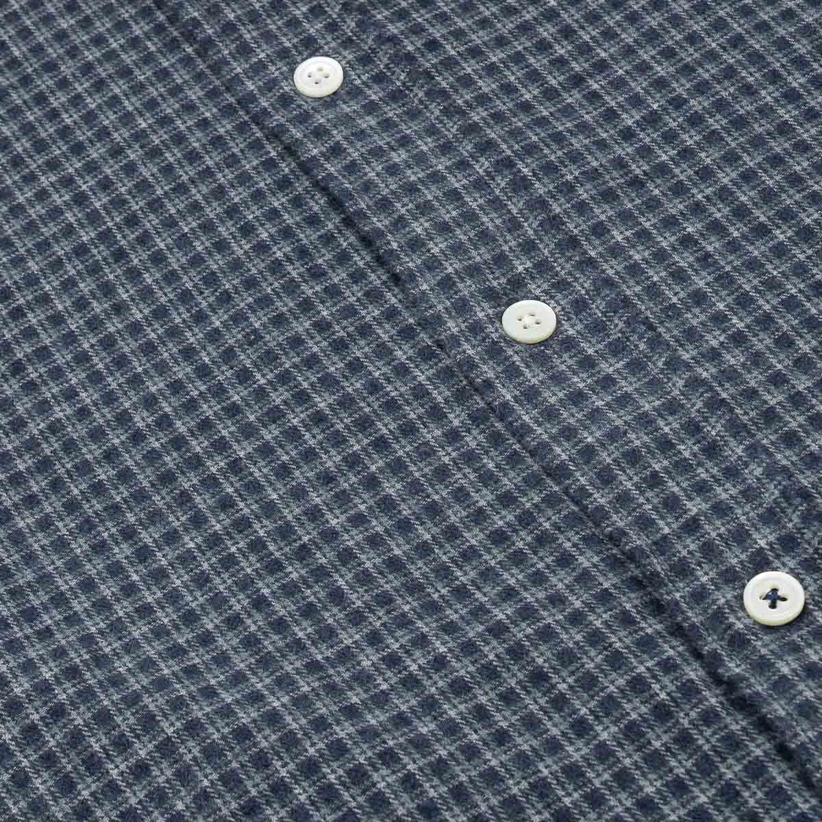 Paul Shirt 1020 - Navy Flannel (#04)
