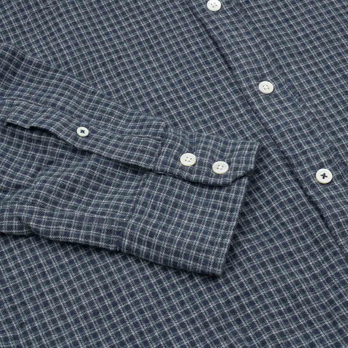 Paul Shirt 1020 - Navy Flannel (#04)