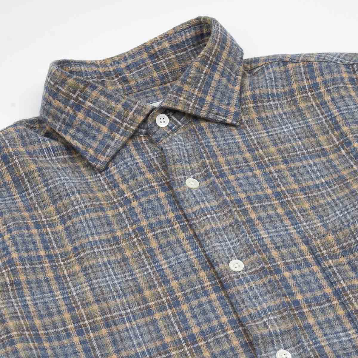 Paul Shirt 1021 - Grey Flannel (#02)