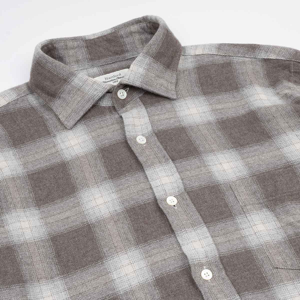 Paul Shirt 1026 - Brown Flannel (#02)
