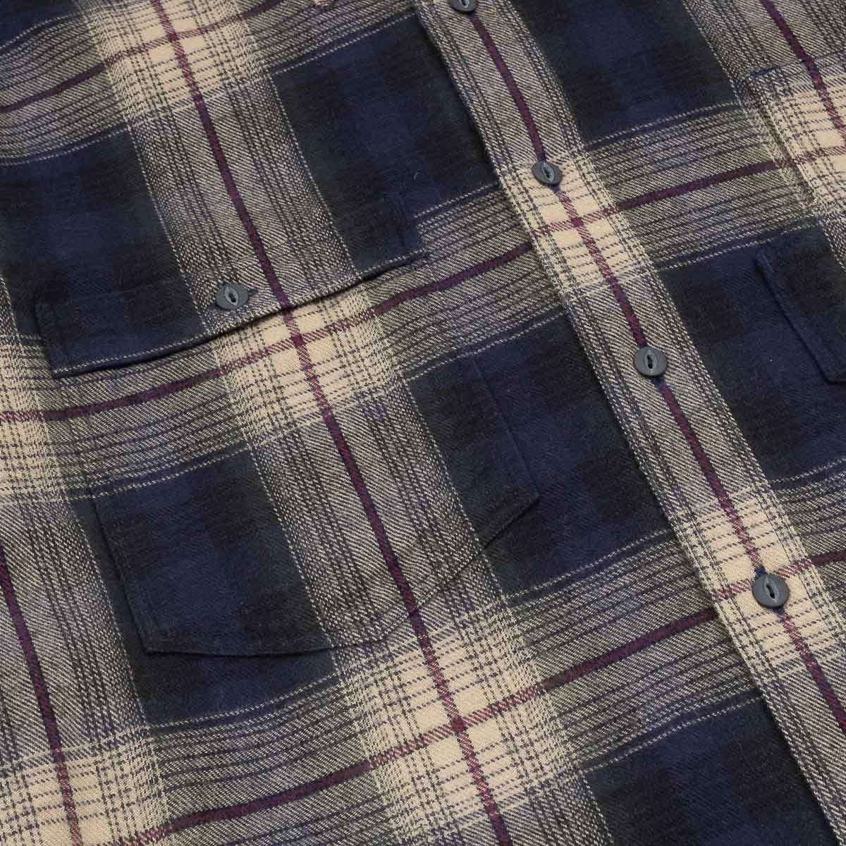 1937 Roamer Shirt - Blue/Beige Check Flannel