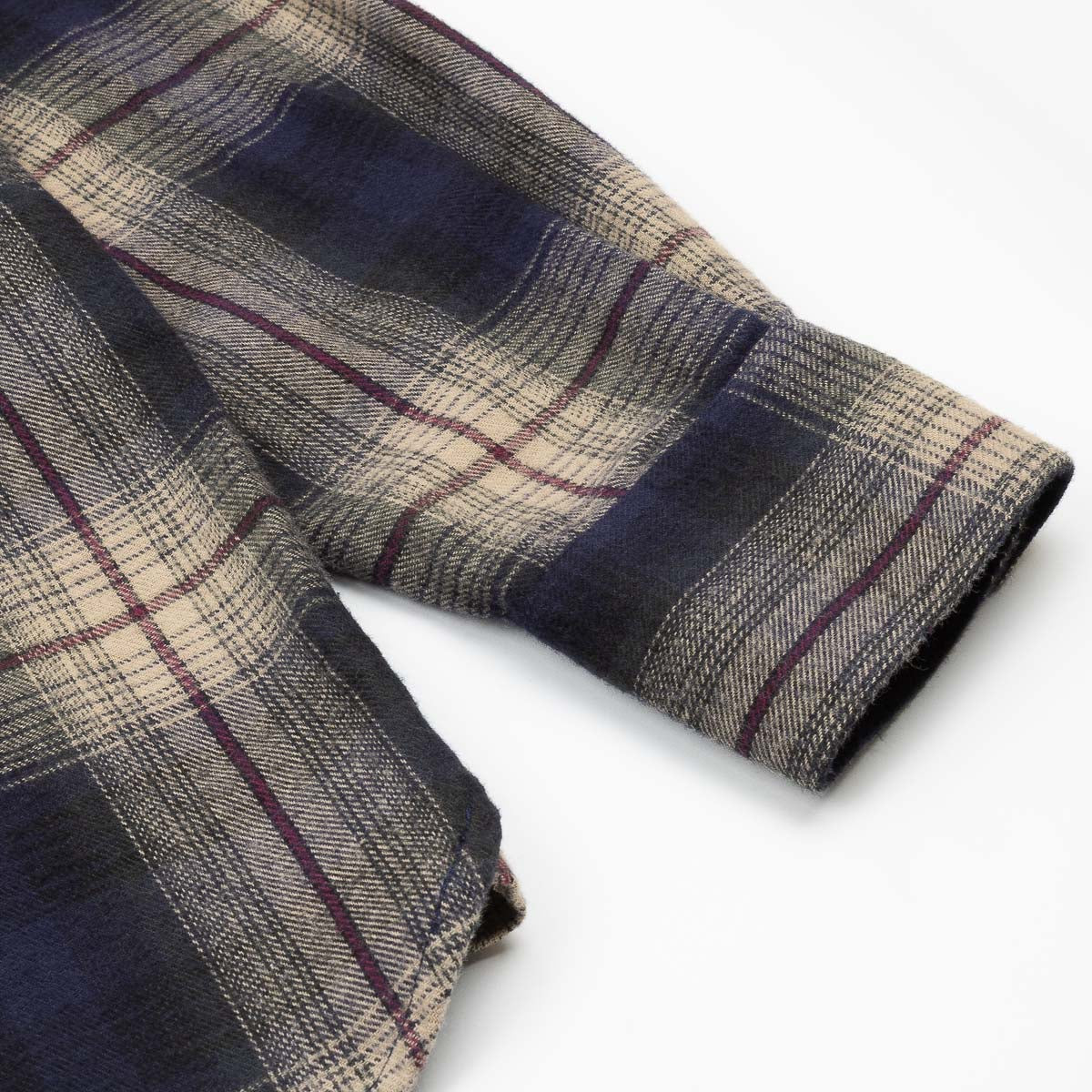 1937 Roamer Shirt - Blue/Beige Check Flannel