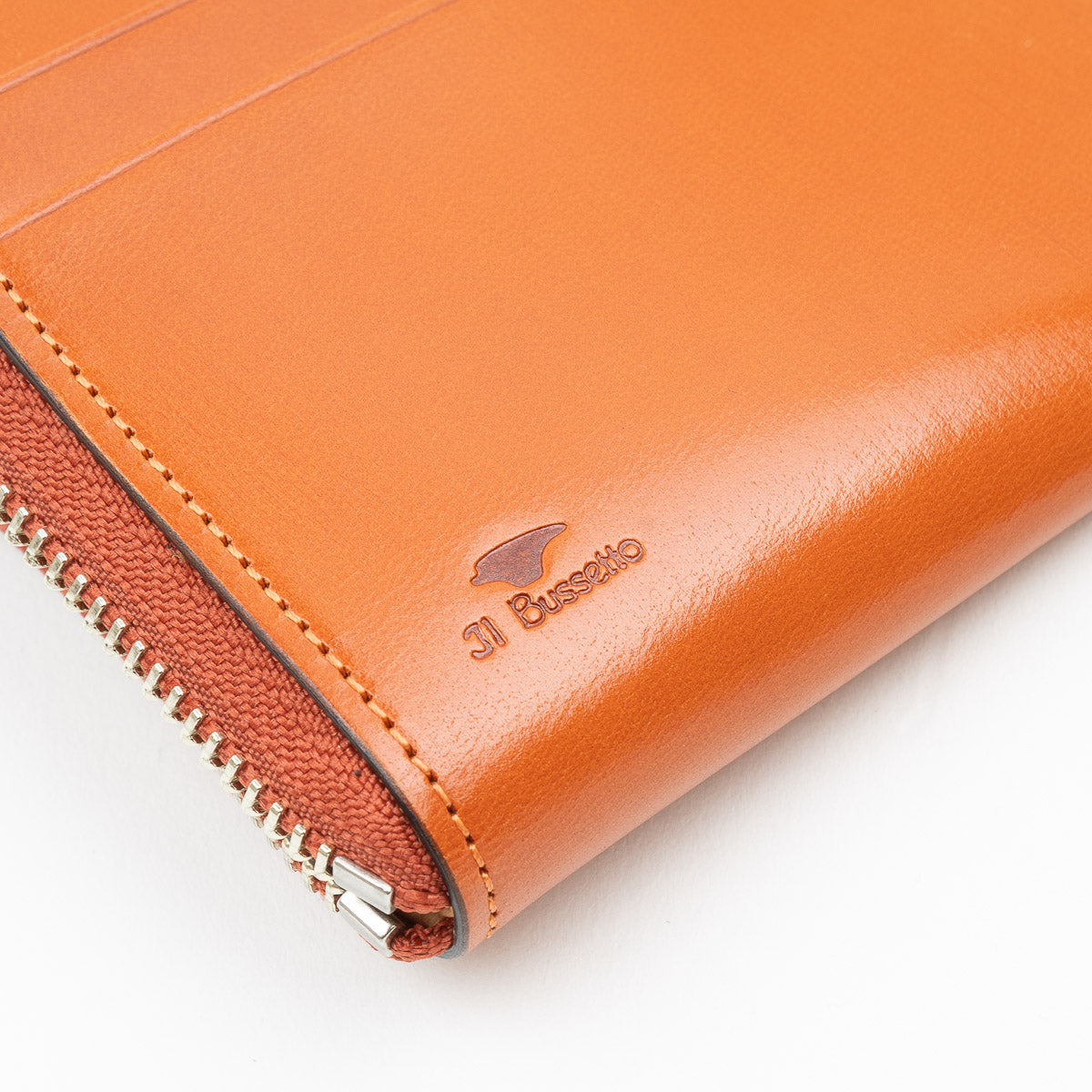 Zipped Wallet - Orange
