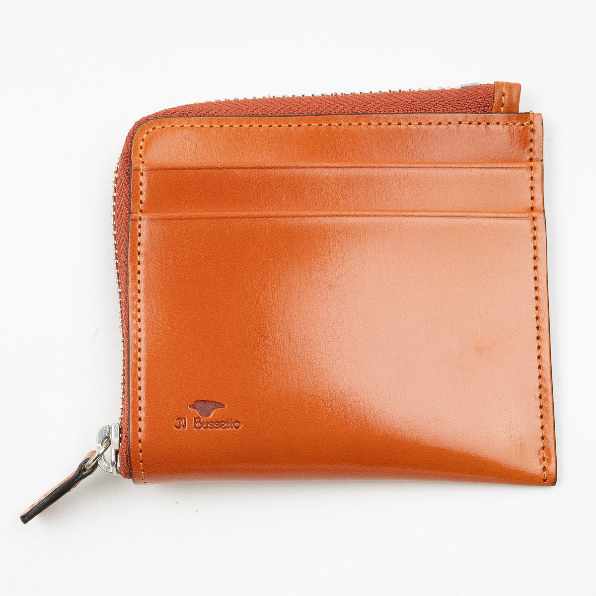 Zipped Wallet - Orange