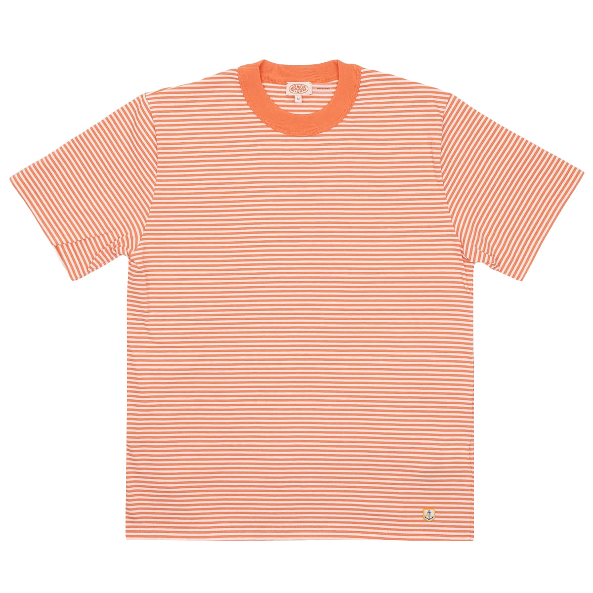 Striped Callac T-Shirt - Coral/Milk
