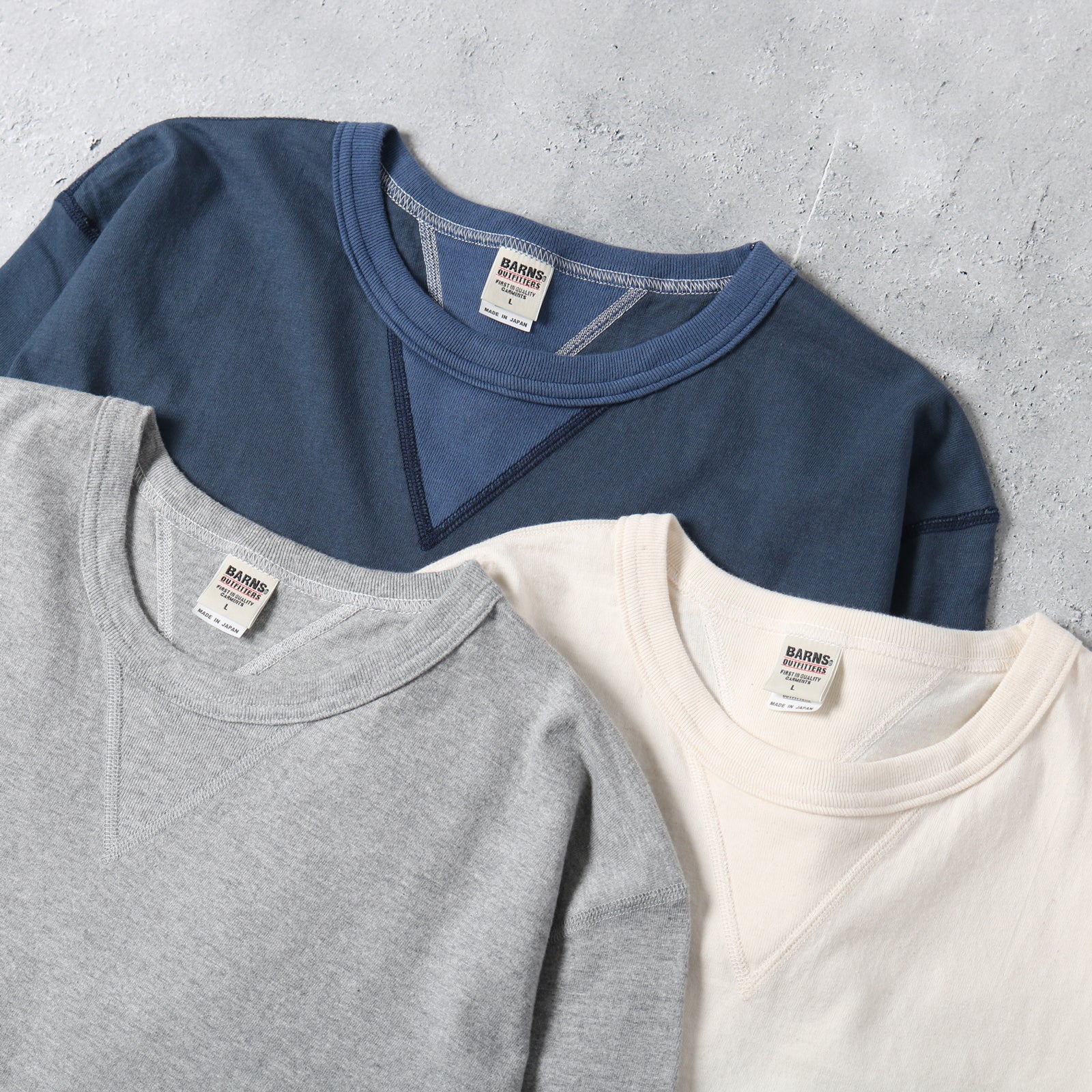Standard LS Cozun Double-V Gusset T-Shirt - Ivory