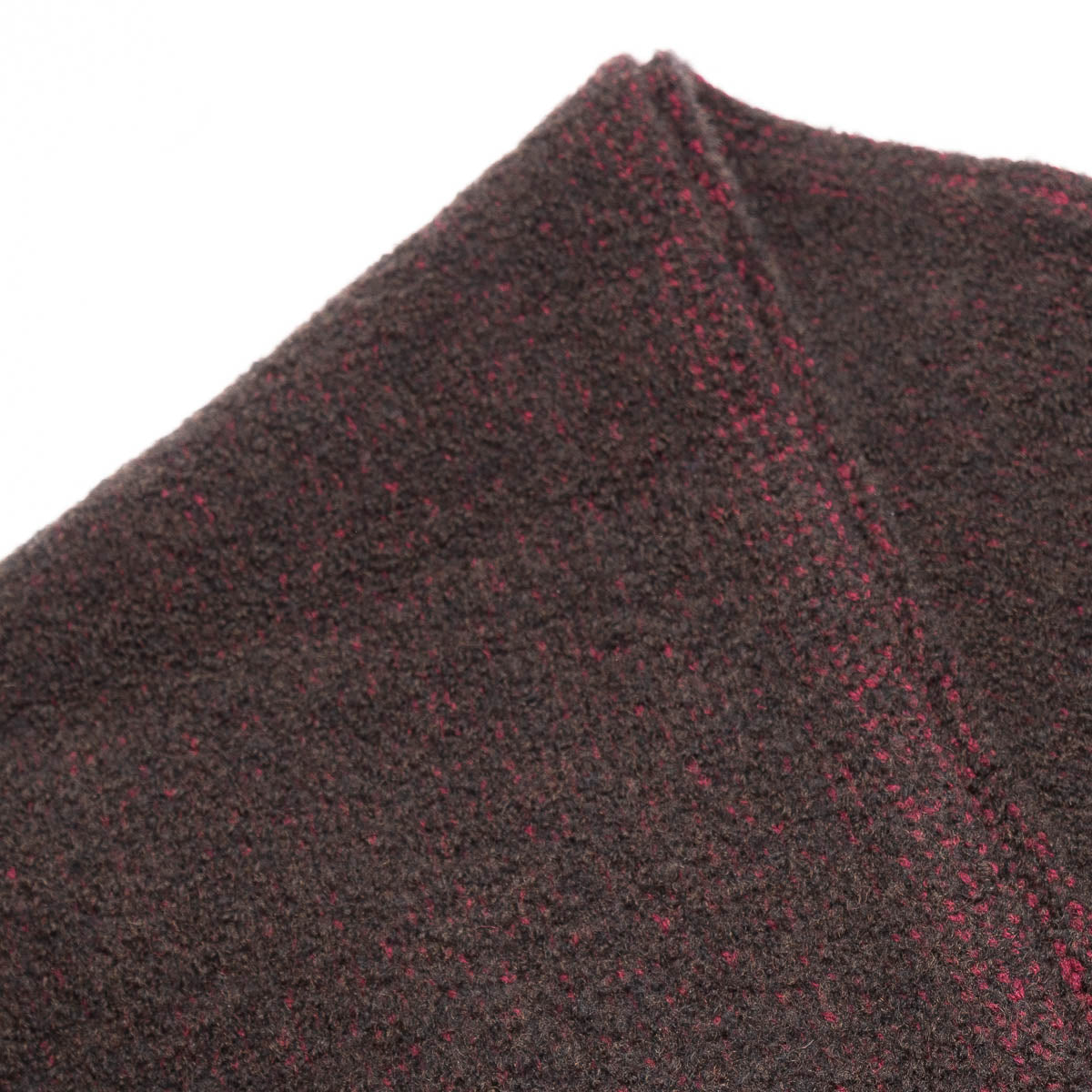 Picadilly Wool Scarf - Brown Velvet Soufflé