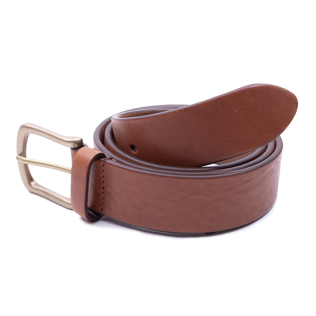 Calf Leather Belt - Brown