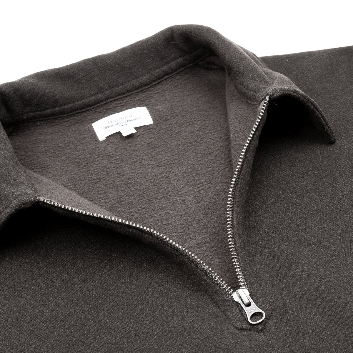 Polo Zipper Sweatshirt - Chocolate