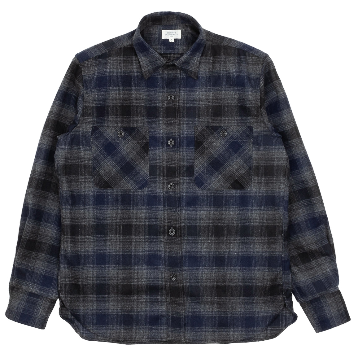 Percey Shirt 16111 - Navy Wool (#01)