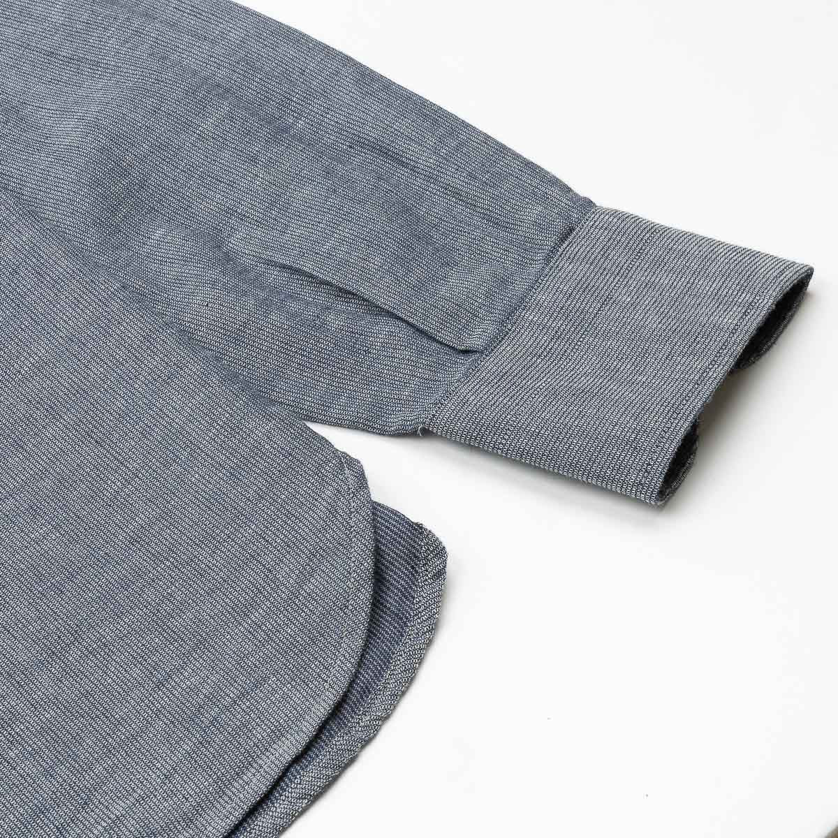 Matte Cotton Twill Shirt - Indigo