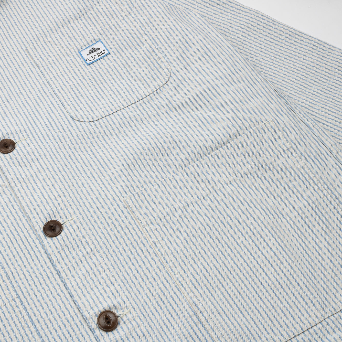 Vins OSK Work Jacket - Blue Stripe