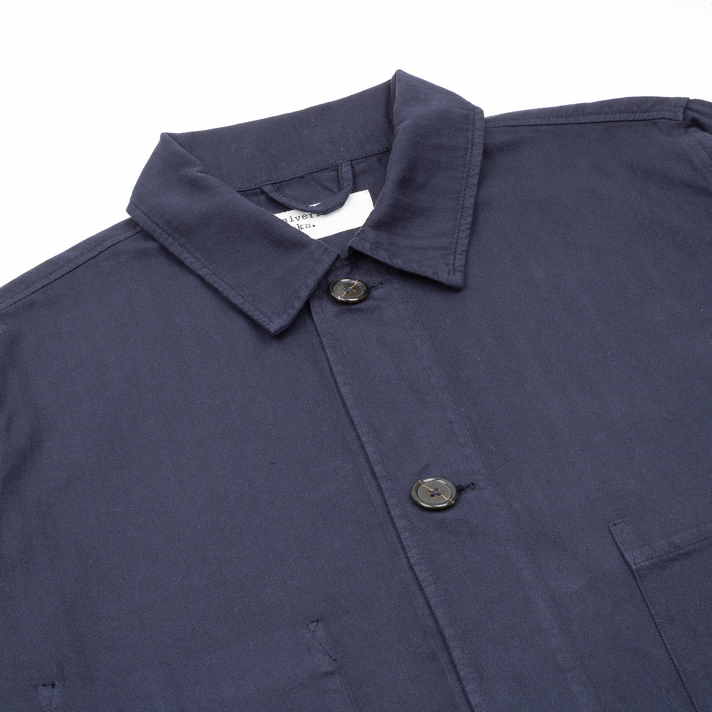 Coverall Jacket - Dark Navy Herringbone