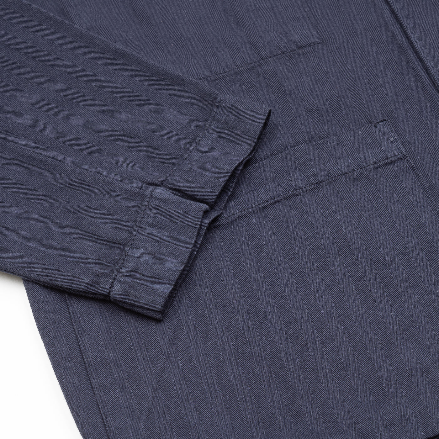 Coverall Jacket - Dark Navy Herringbone