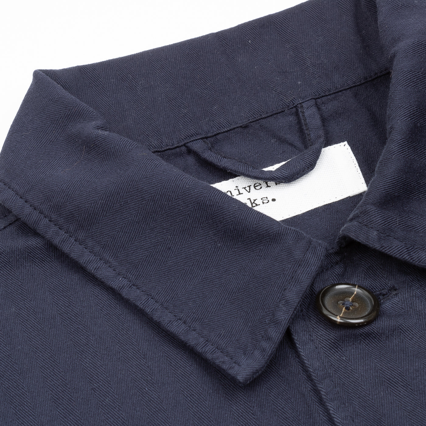 Coverall Jacket - Dark Navy Herringbone