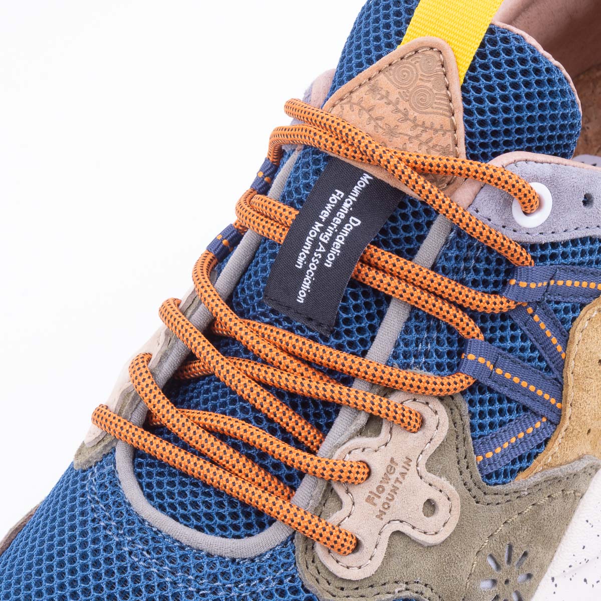 Yamano 3 Man Trainers - Blue/Brown/Stone