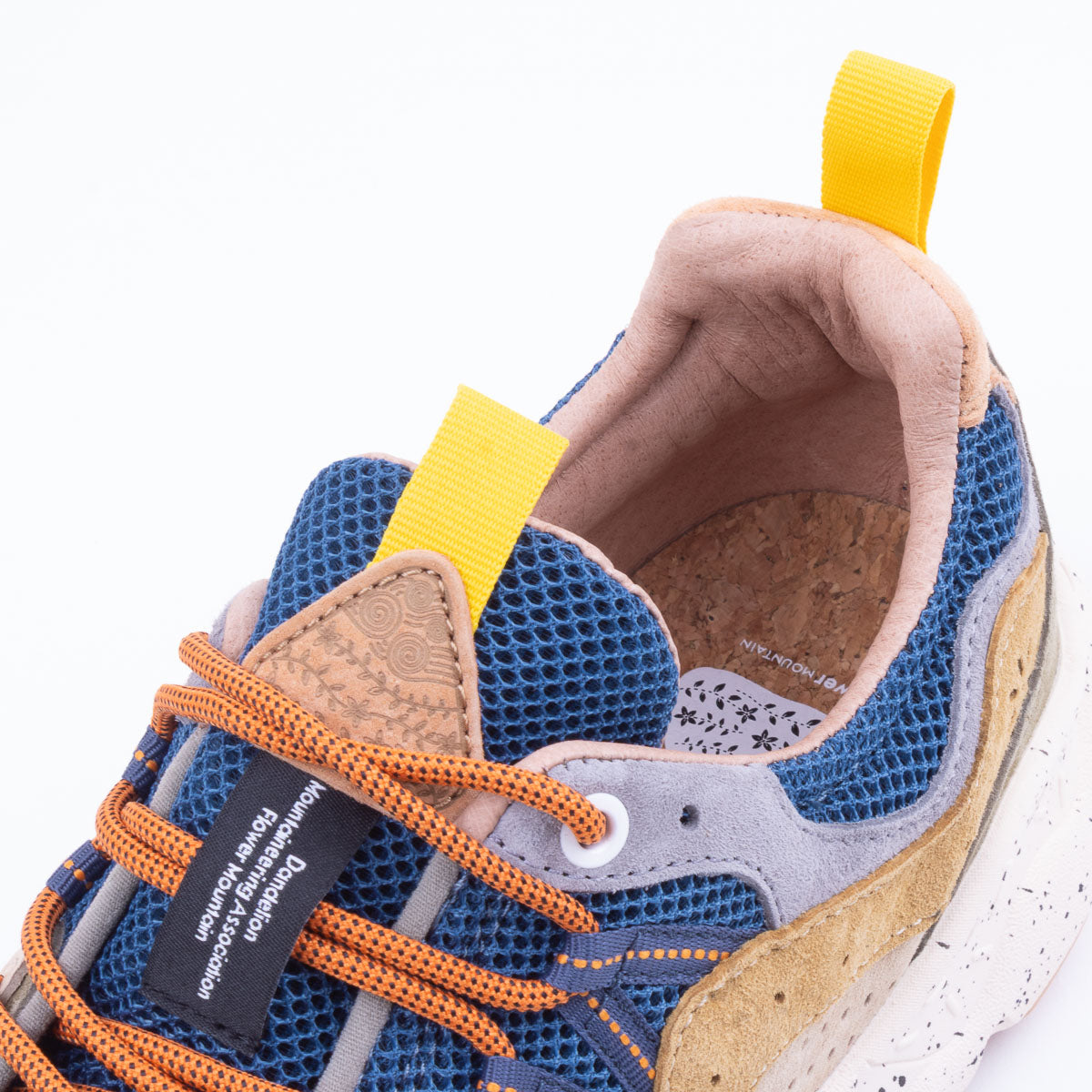 Yamano 3 Man Trainers - Blue/Brown/Stone