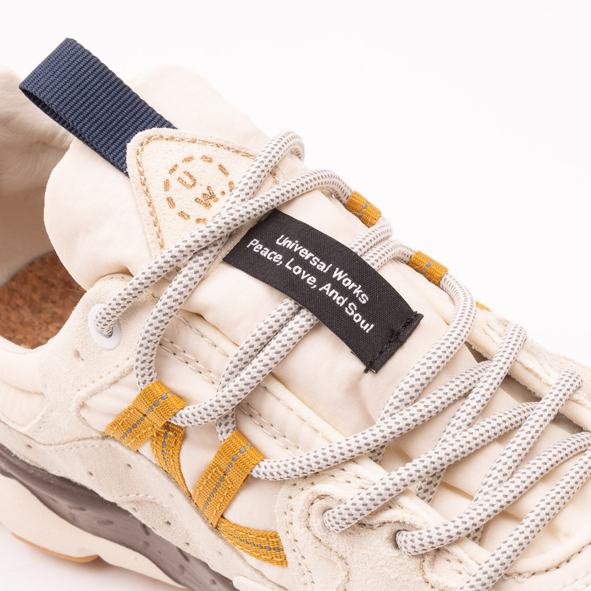 Universal Works x Flower Mountain Yamano 3 Trainers - Ecru/Light Brown