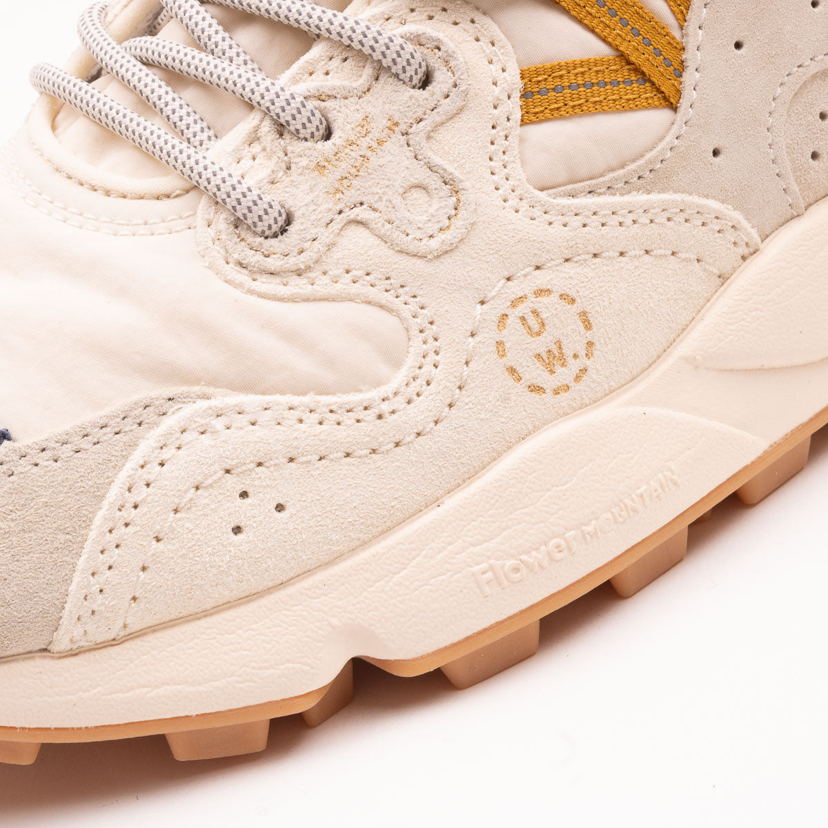 Universal Works x Flower Mountain Yamano 3 Trainers - Ecru/Light Brown