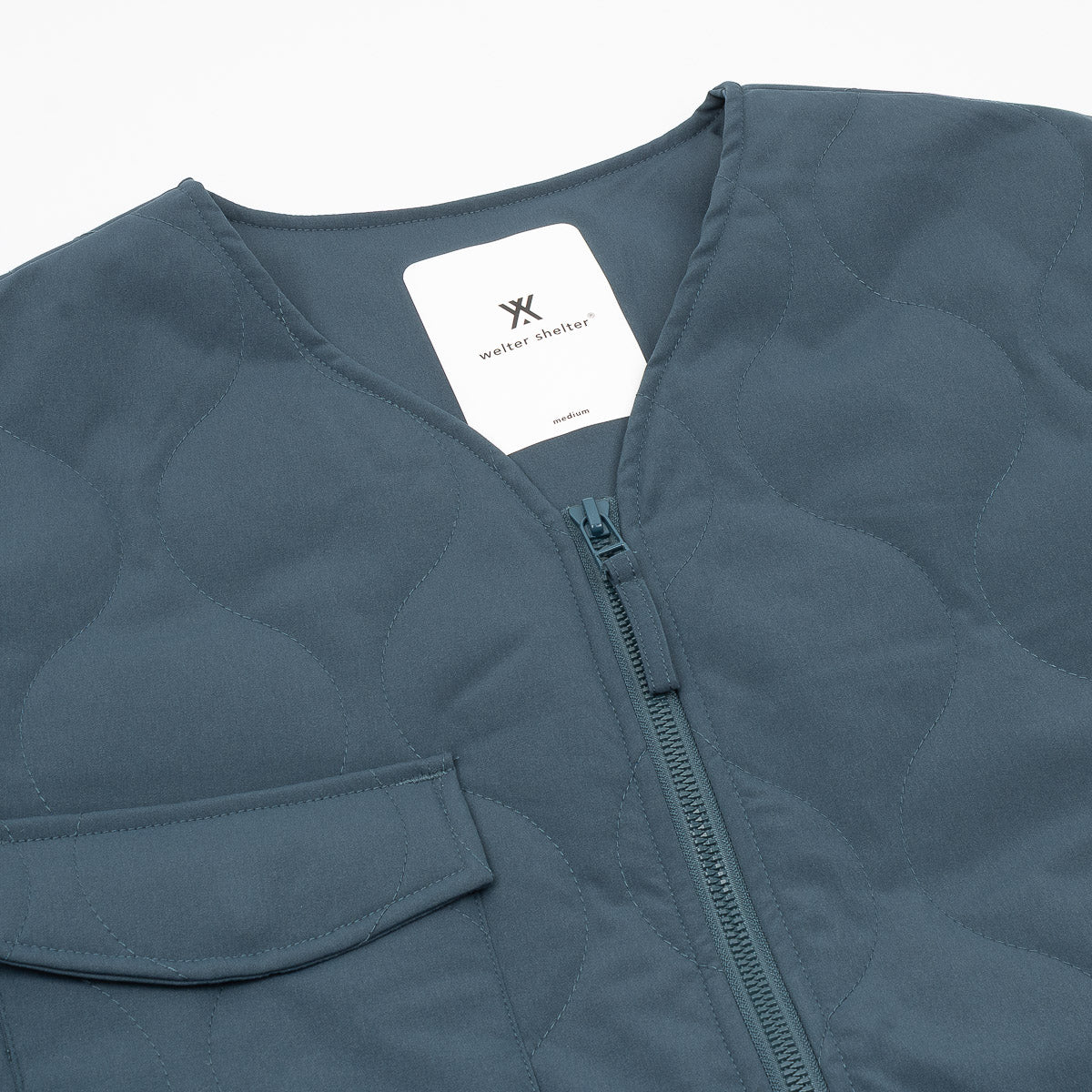 Padded Liner Jacket - Vintage Blue