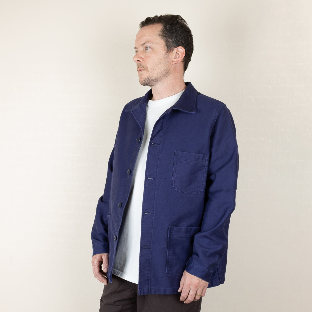 Buy online Le Mont St Michel The Work Jacket - Blue | Frontiers