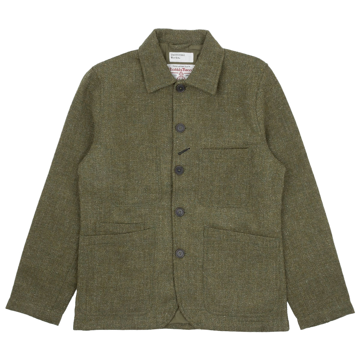 Bakers C Jacket - Green Harris Tweed