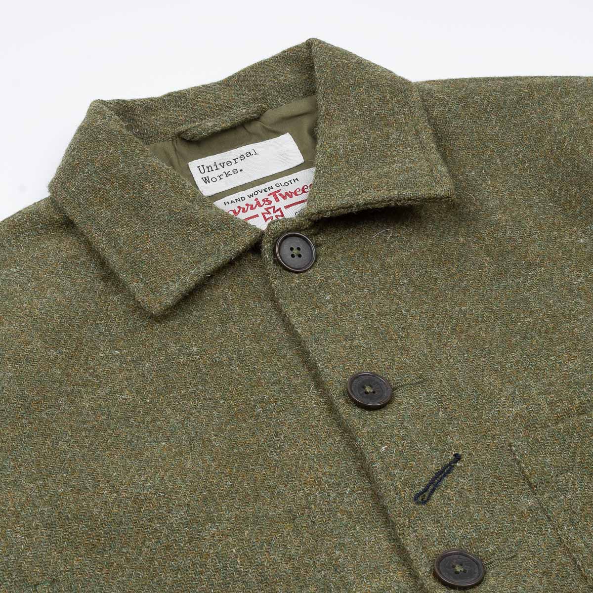 Bakers C Jacket - Green Harris Tweed