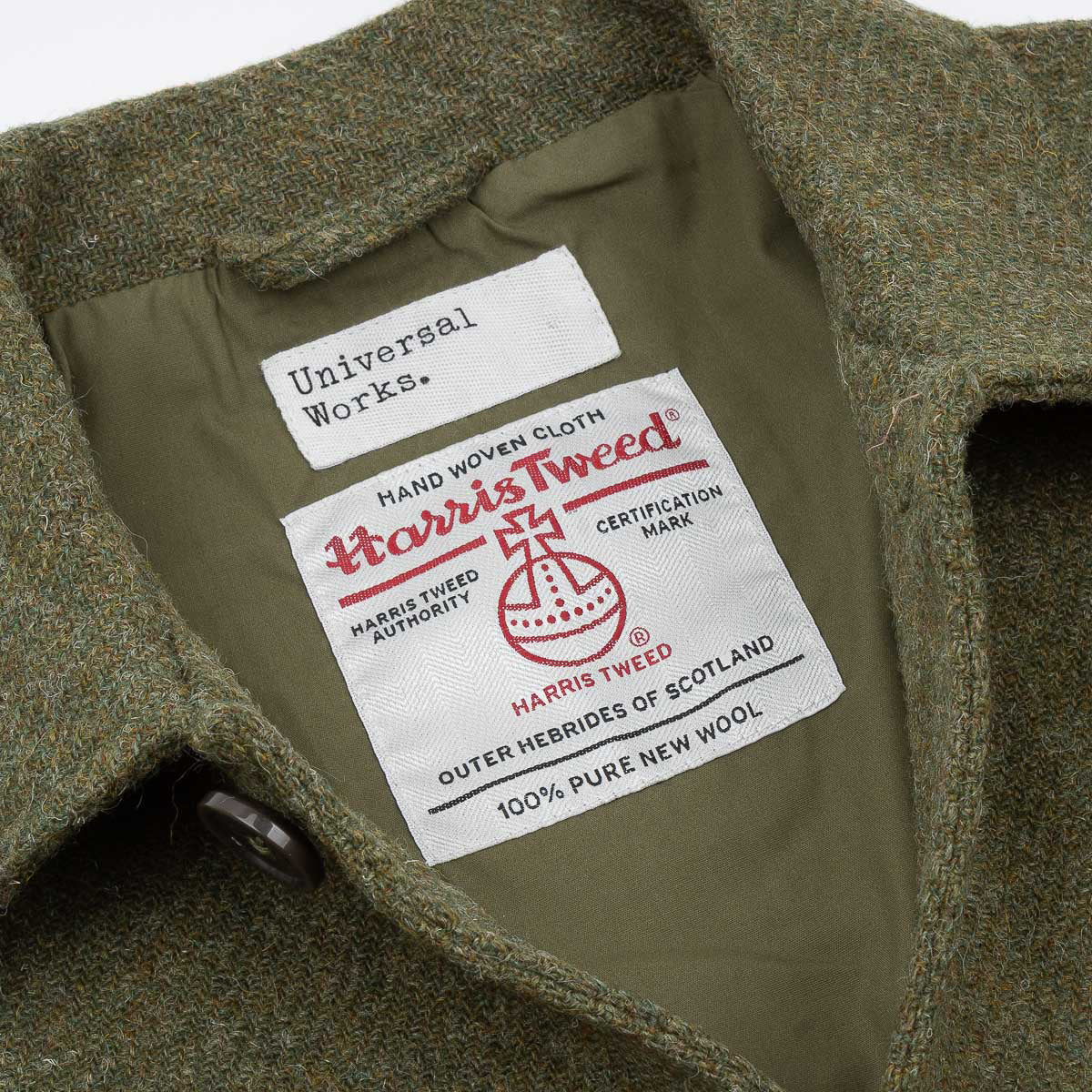 Bakers C Jacket - Green Harris Tweed