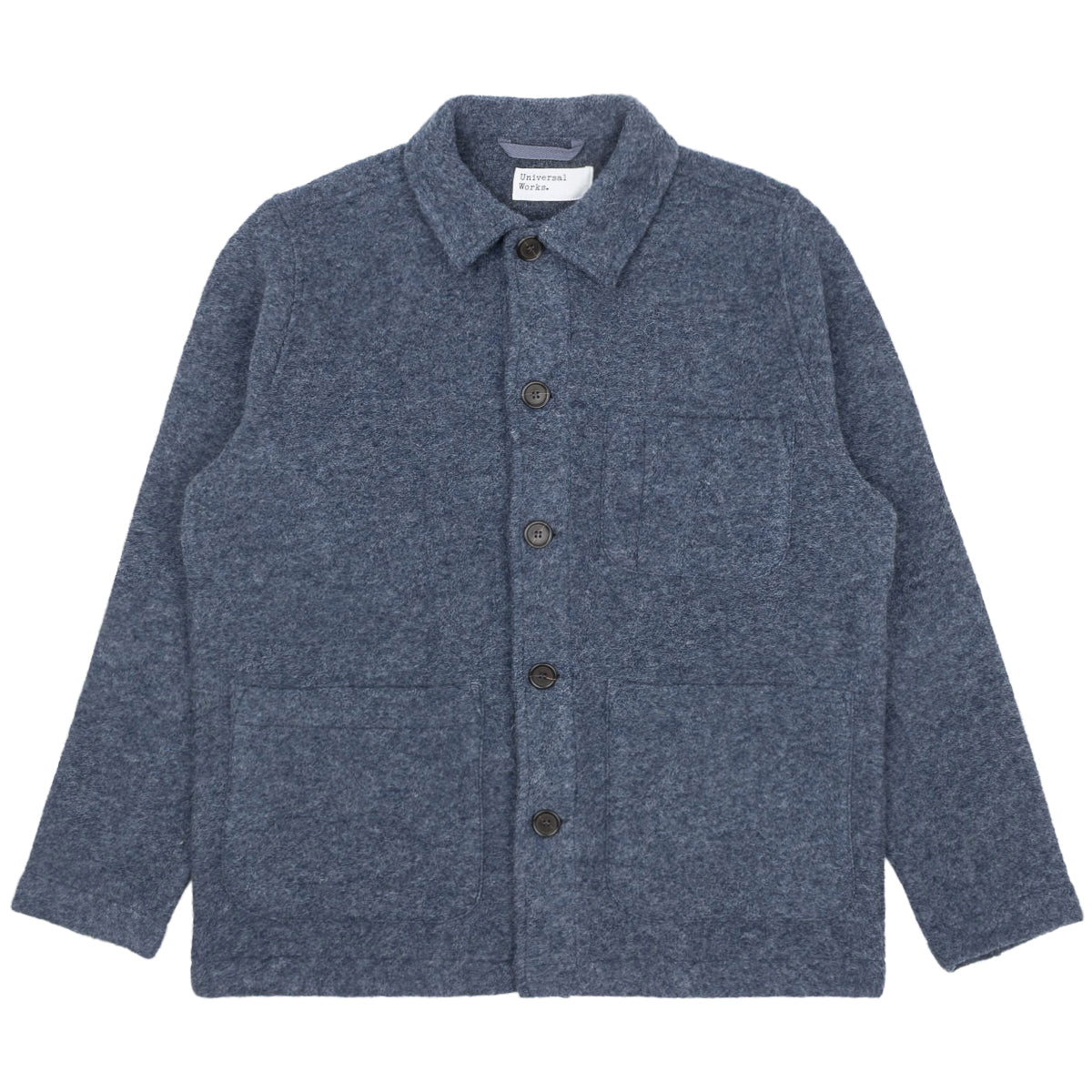Field Jacket - Slate Blue Wool Fleece