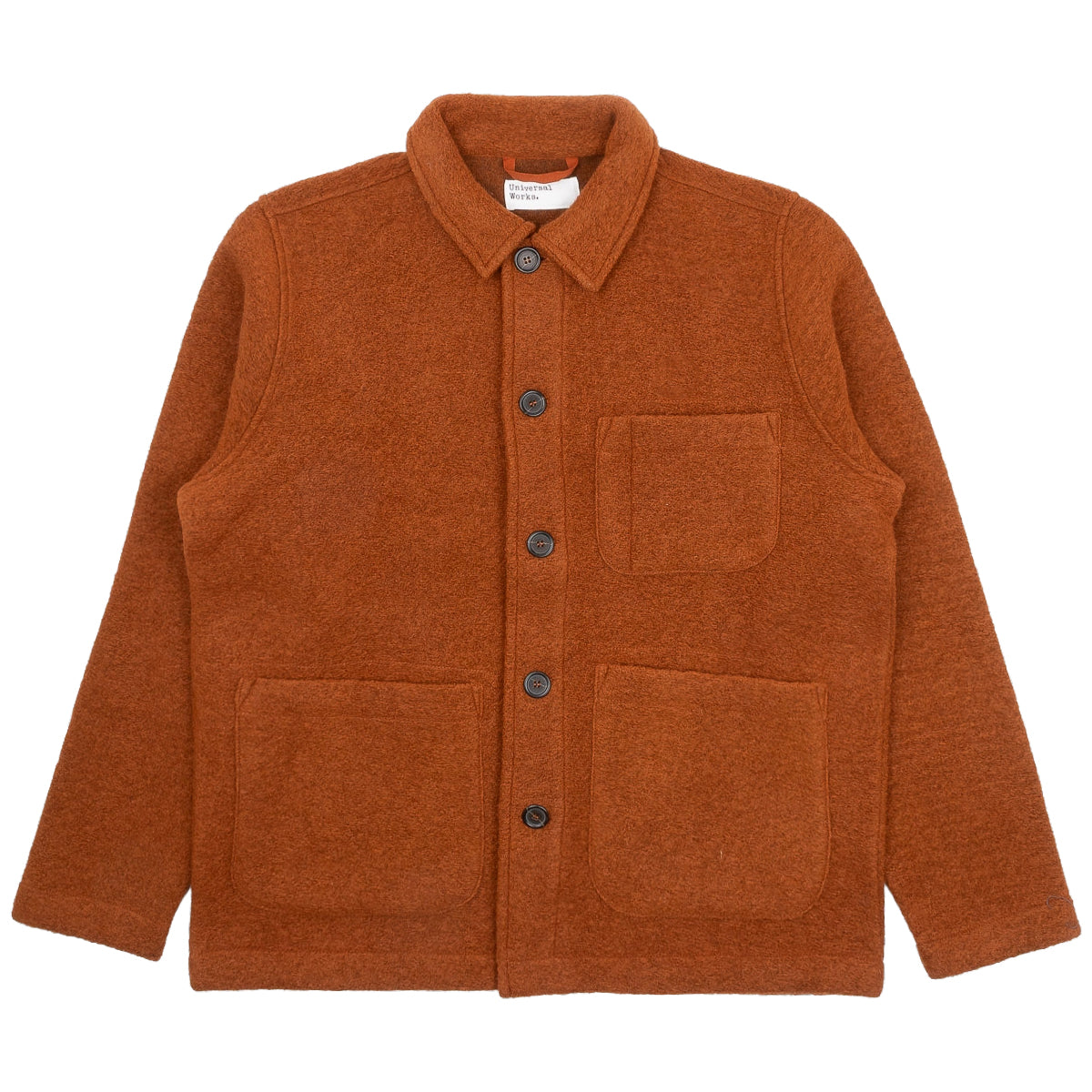 Field Jacket - Rust Wool Fleece