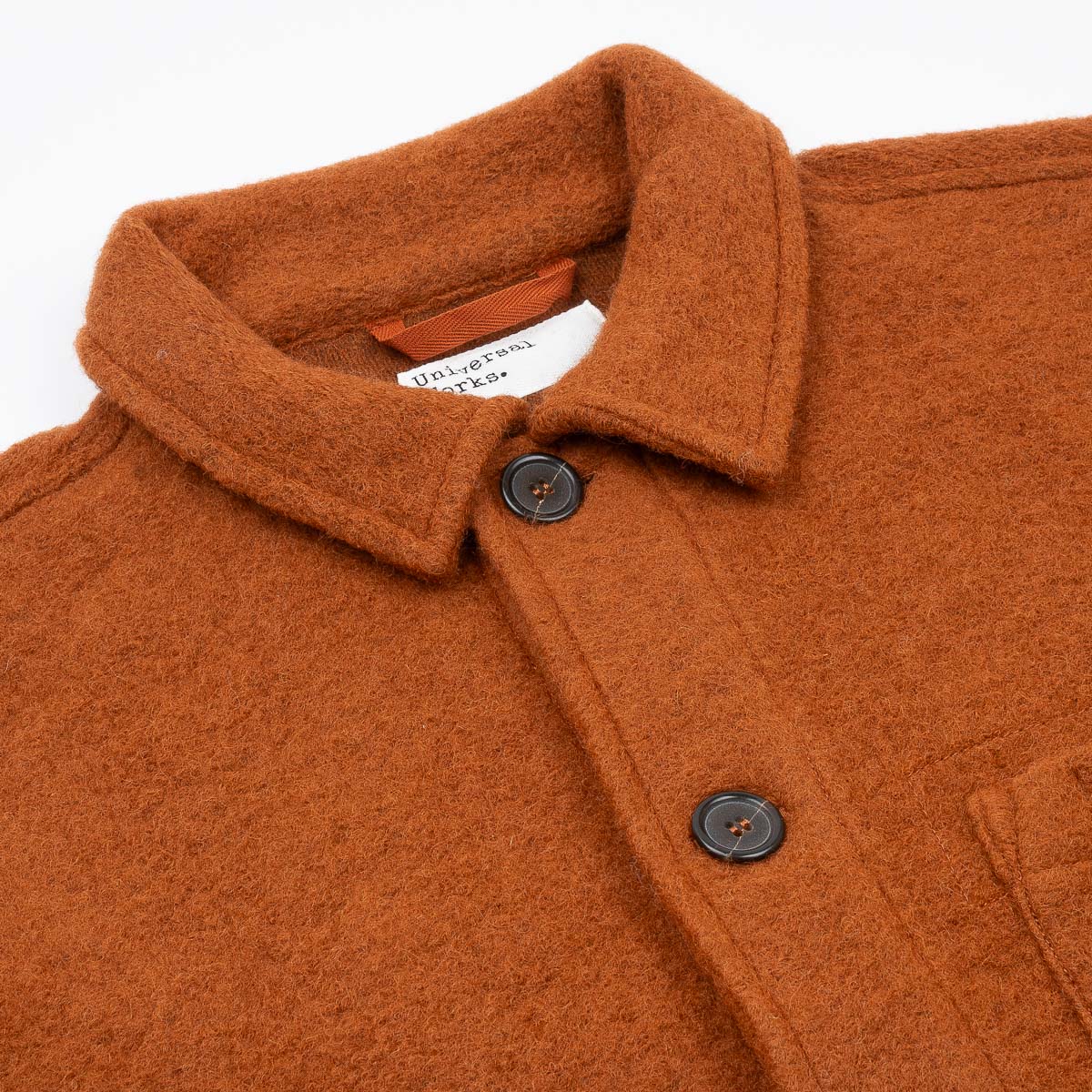 Field Jacket - Rust Wool Fleece