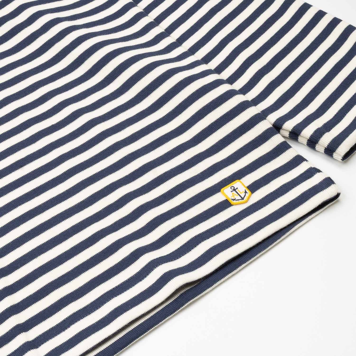 Heritage LS Stripe Tee - Marine Deep/Milk