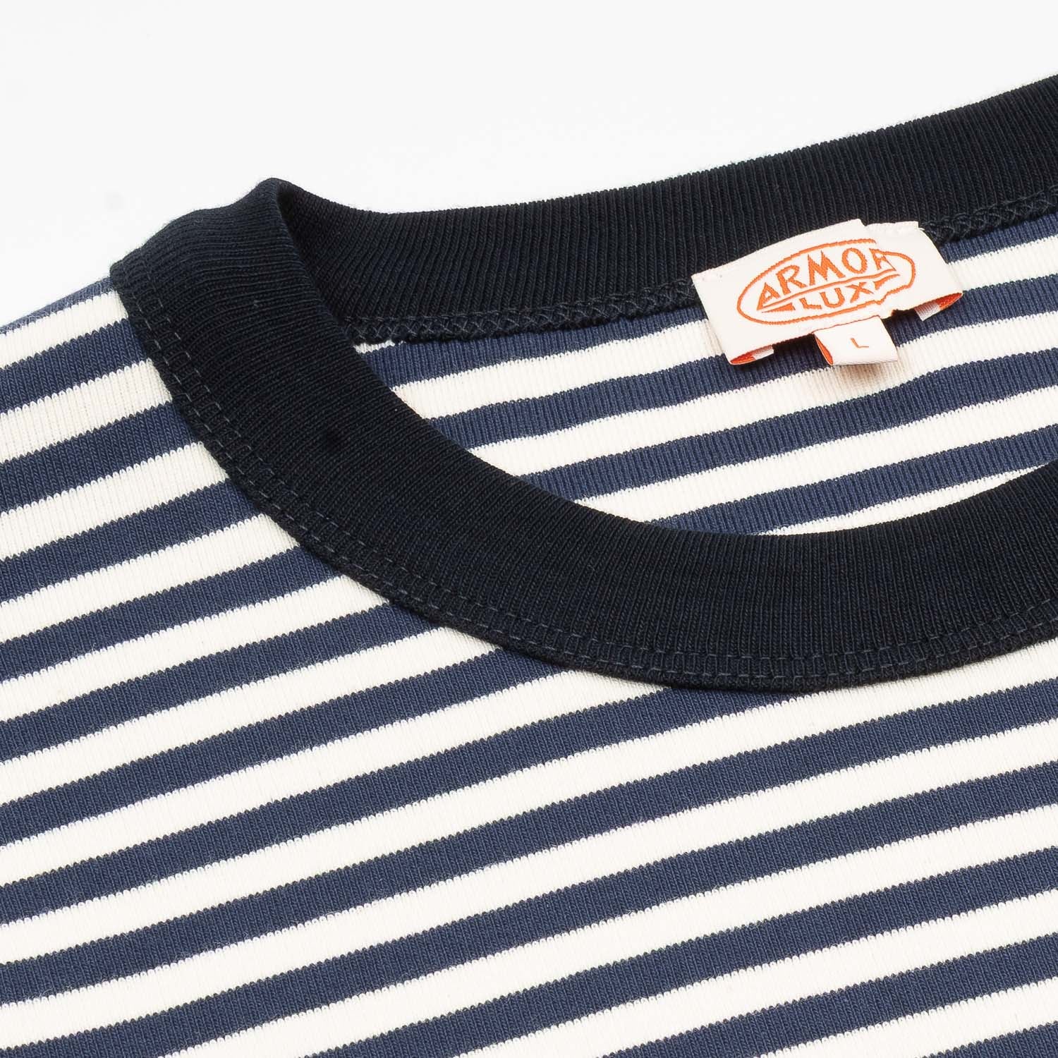 Heritage LS Stripe Tee - Marine Deep/Milk