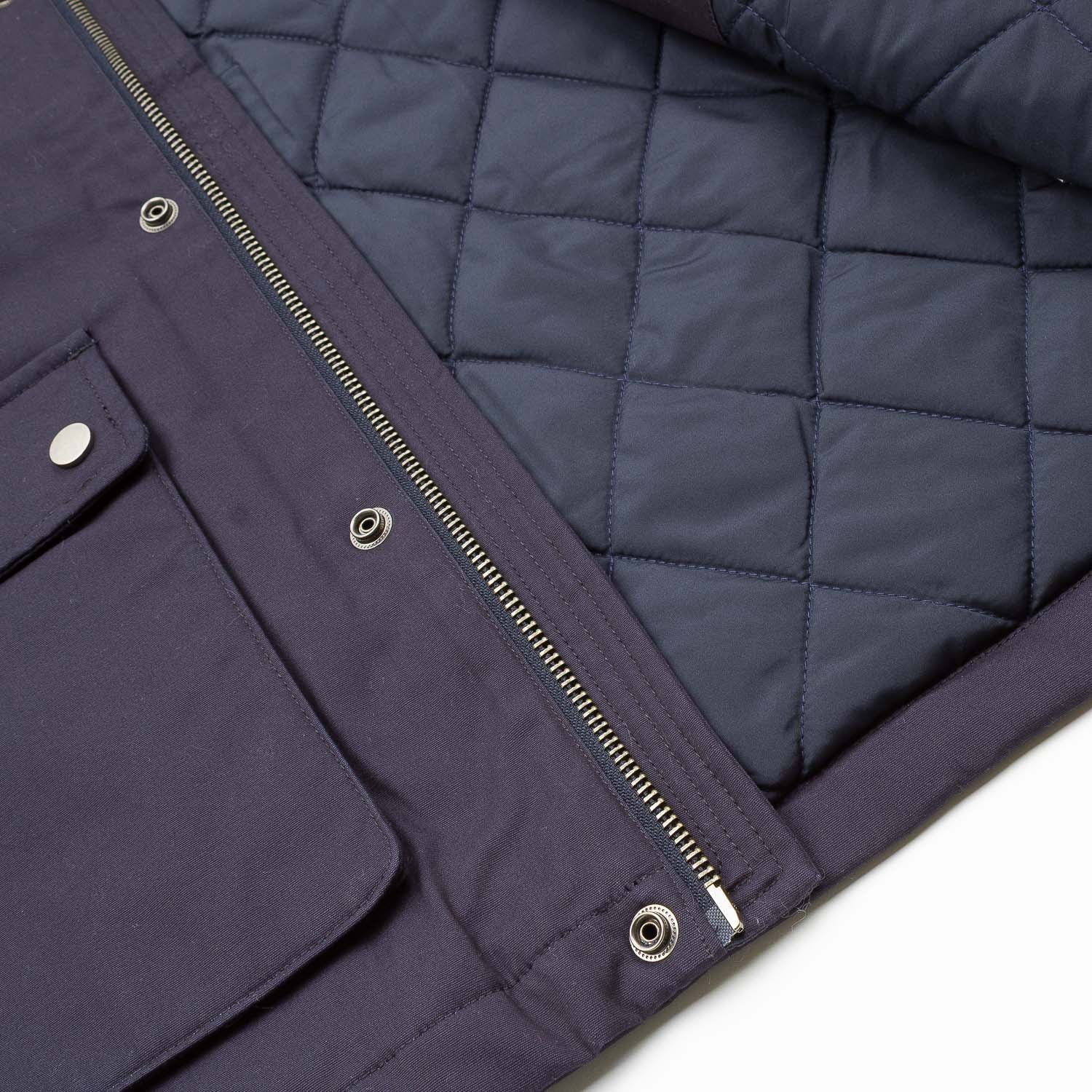 Quilted Jacket - Rich Navy