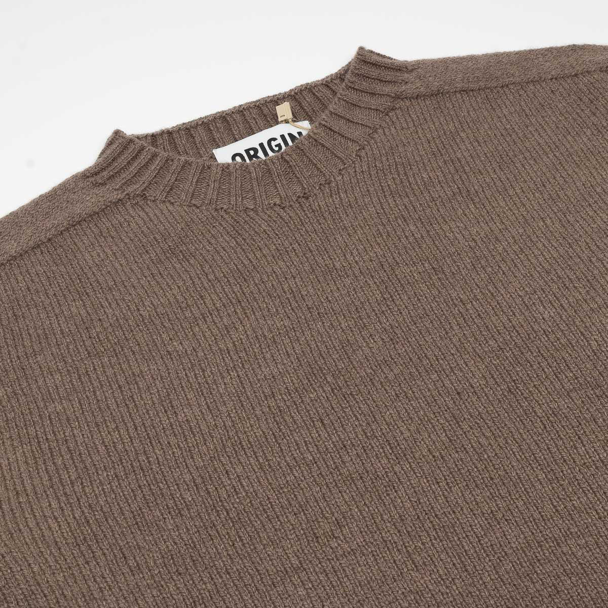 Seamless Crew Knit - Wildebeest