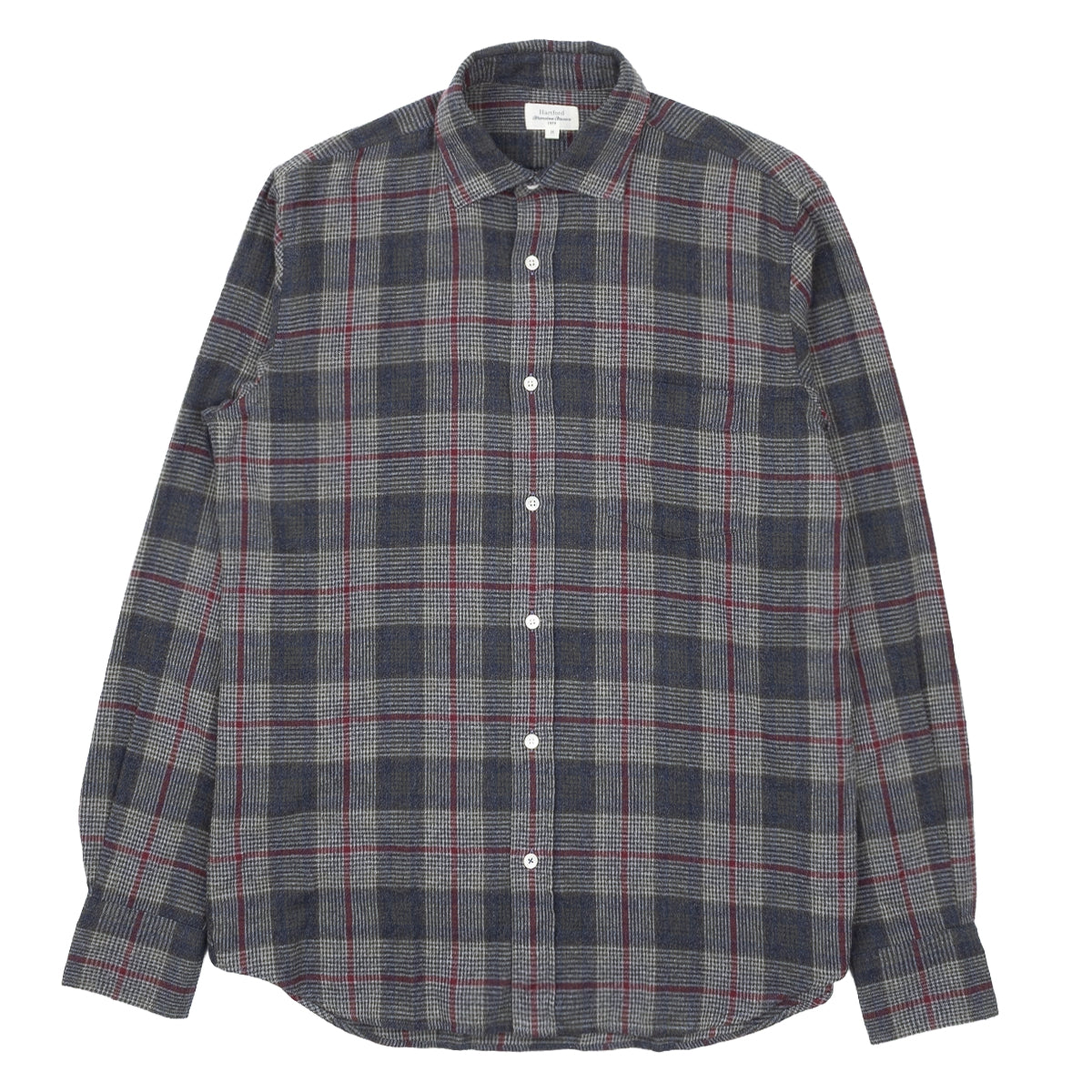 Paul Shirt 11020 - Green & Wine & Blue #02