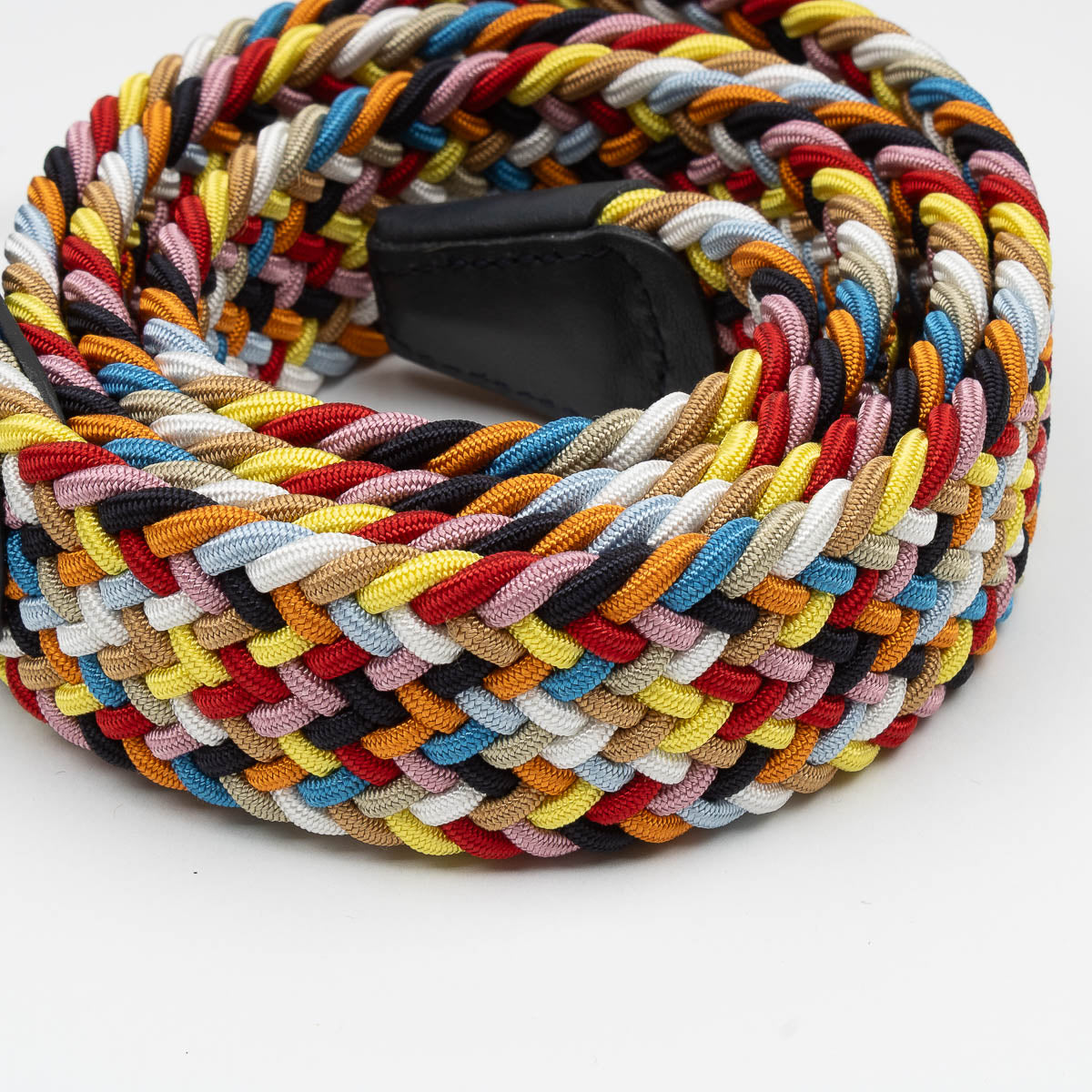 Belt - Bright Multi Woven Elasticated