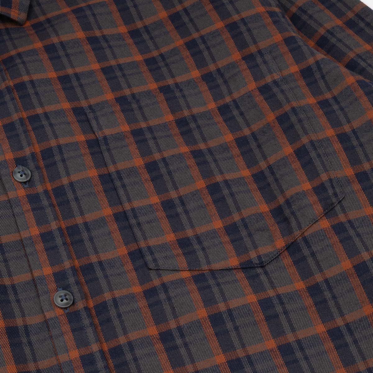 Soft Collar Check Shirt - Ketchup