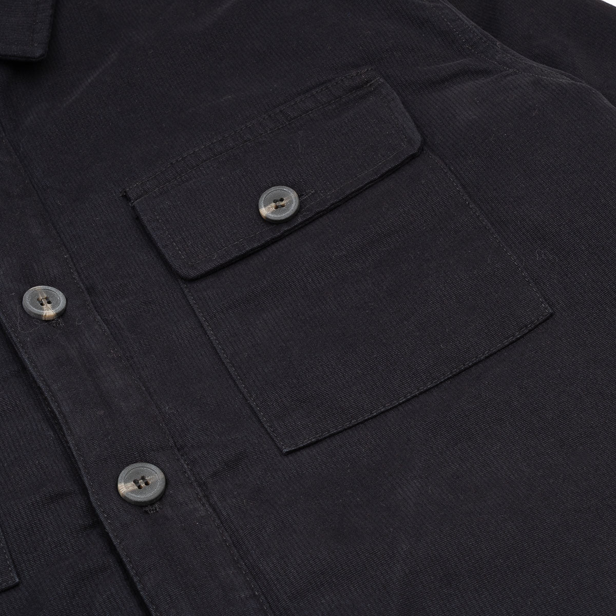 Quilted Overshirt - Black