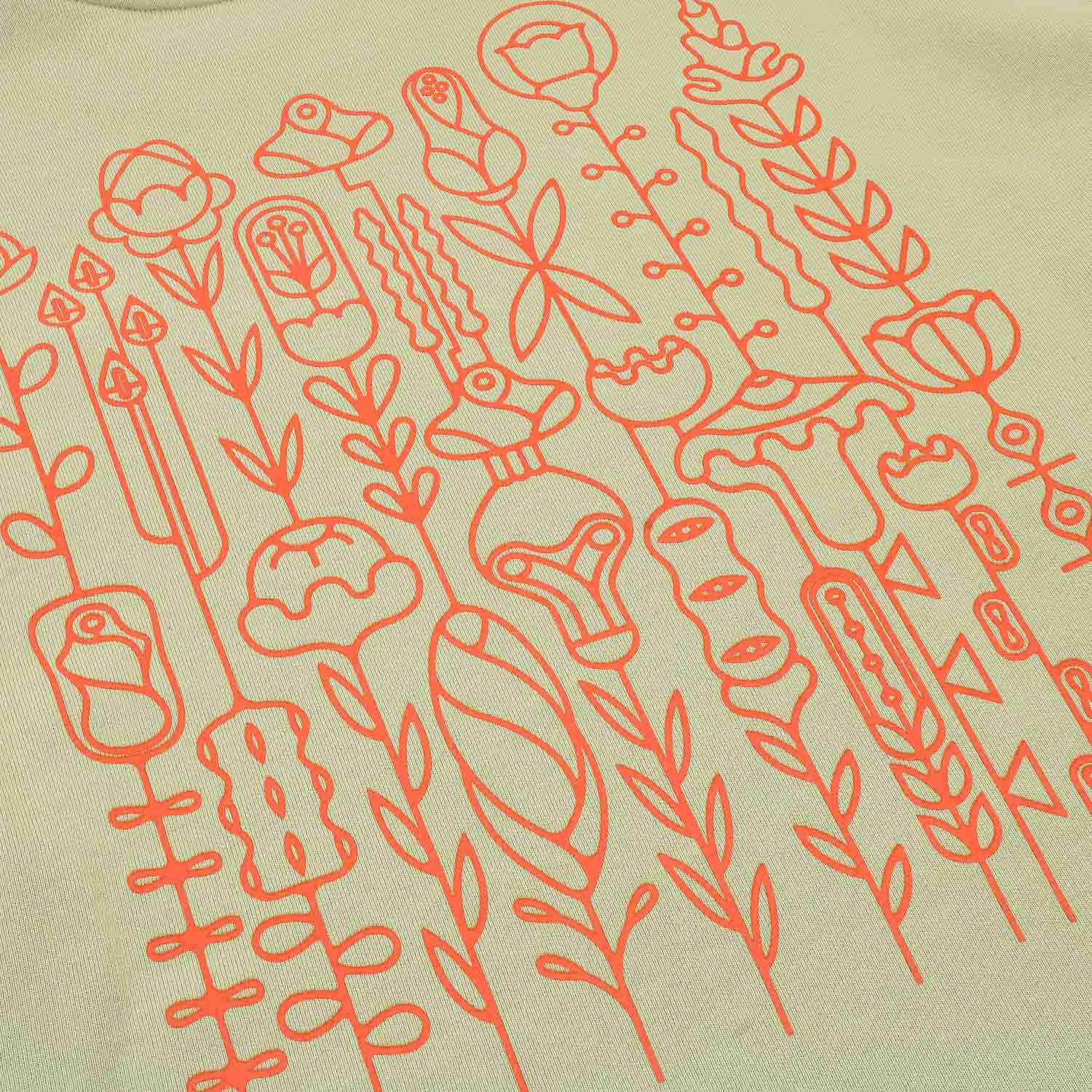 Bakin-Soft Sweatshirt - Musk Embroidery