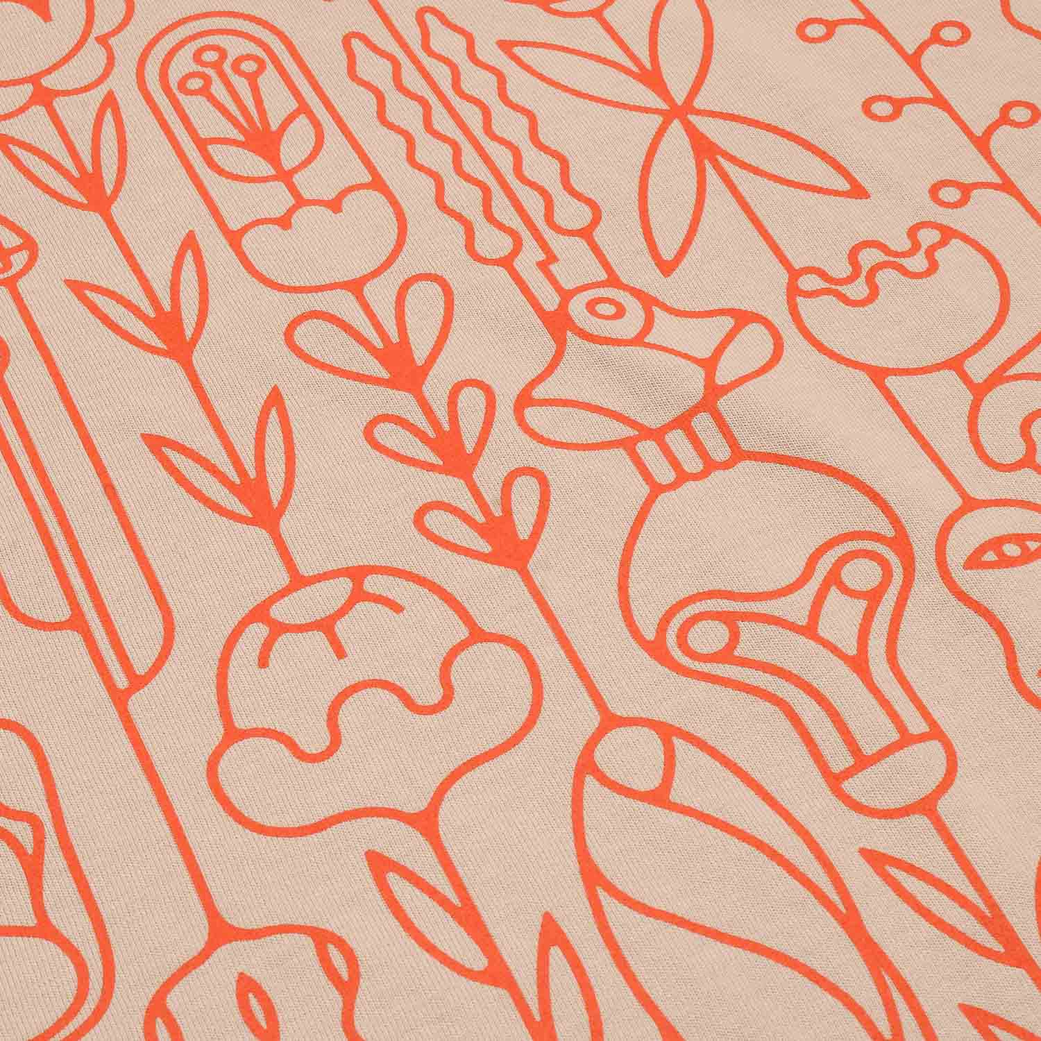 Kafu-Soft T-Shirt - Mud Embriodery