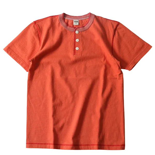 Standard Cozun Henley T-Shirt - Red