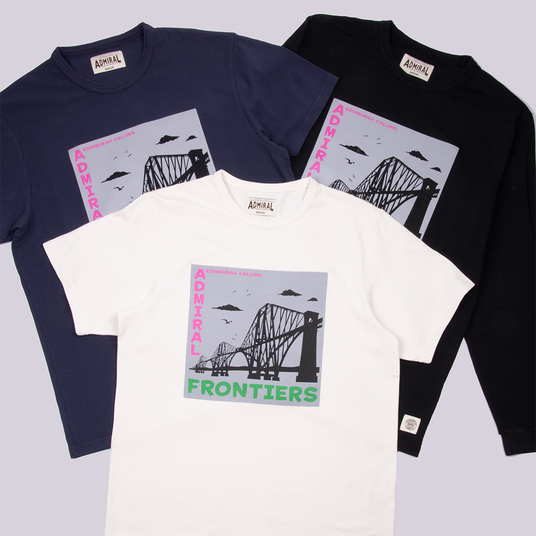 Admiral X Frontiers Man Aylestone T-Shirt - Gyr White