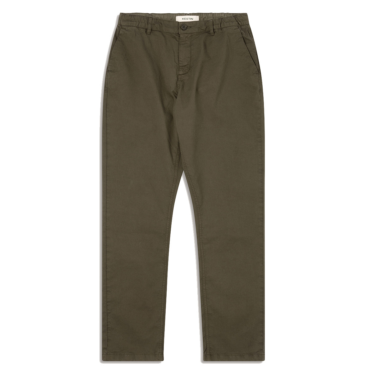 Inverness Trouser - Dark Olive Cotton Twill