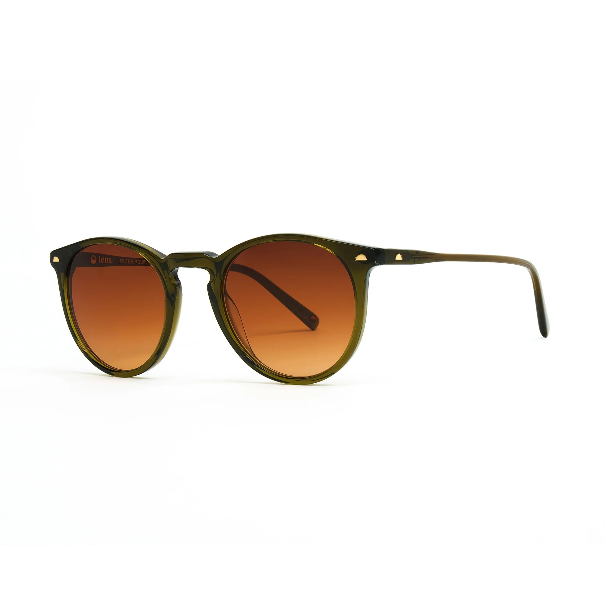 James Bottle Green Sunglasses & Original Lens