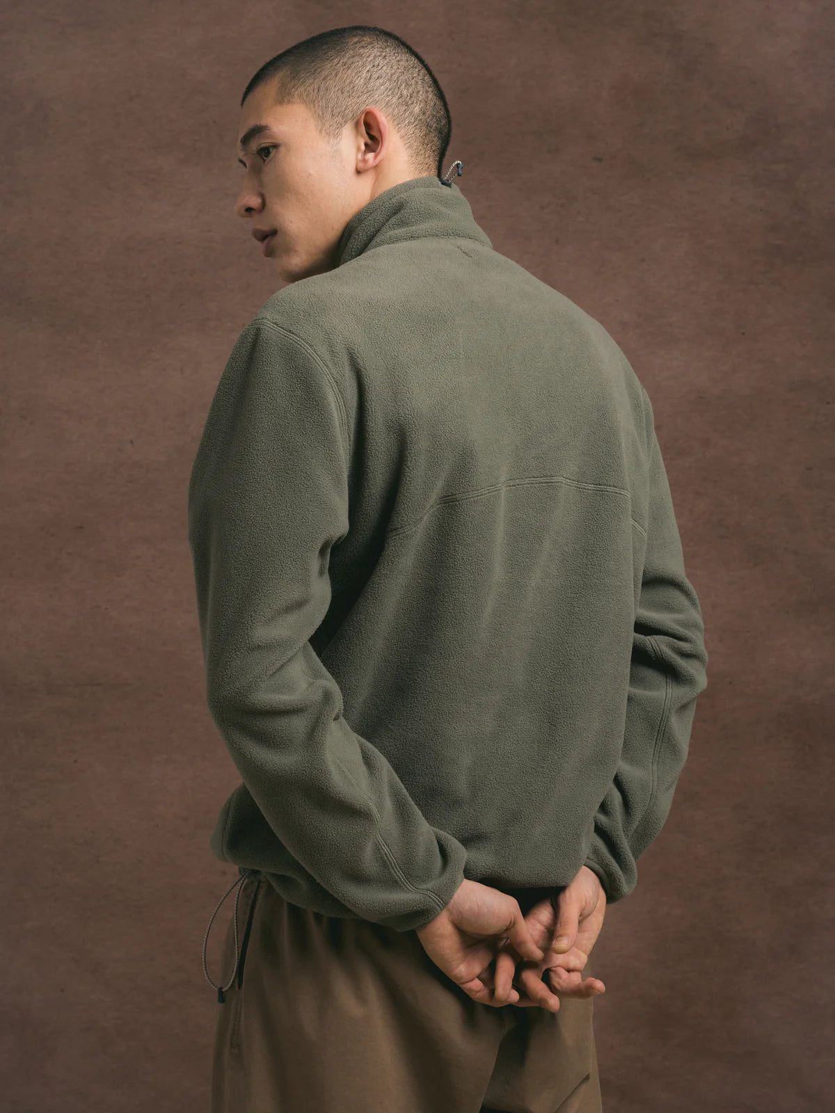 Aberfeldy Fleece - Olive Polar Fleece