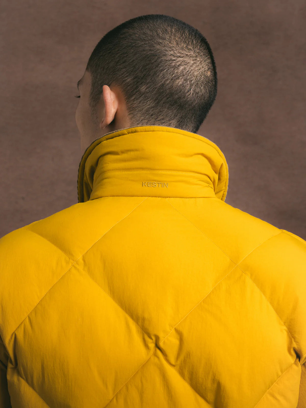 Dunbar Padded Jacket - Yellow Recycled Nylon