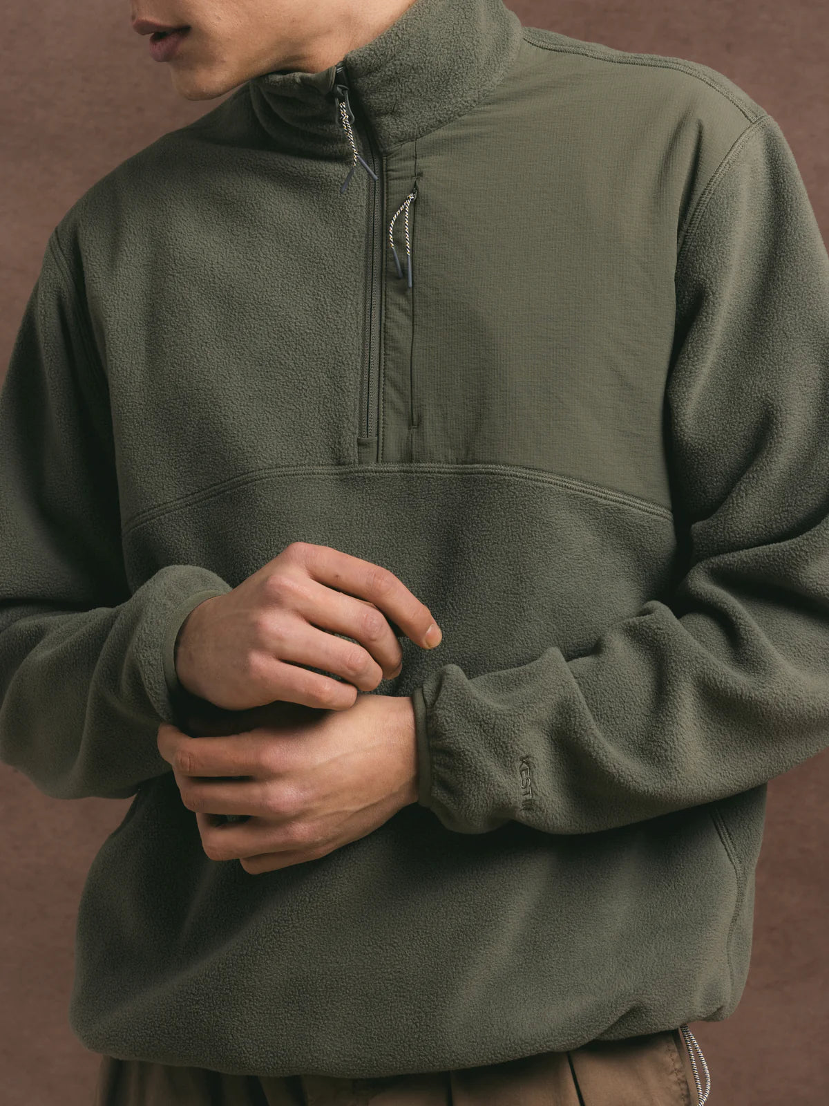 Aberfeldy Fleece - Olive Polar Fleece