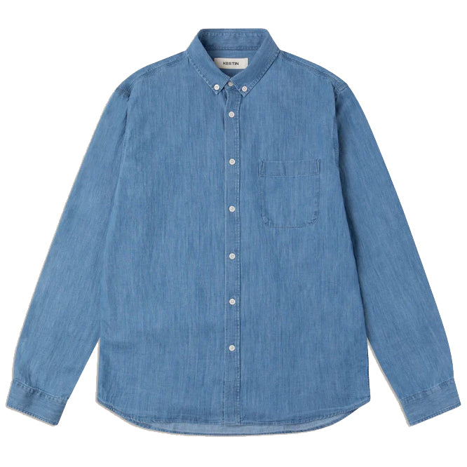 Raeburn Button Down Shirt - Light Denim