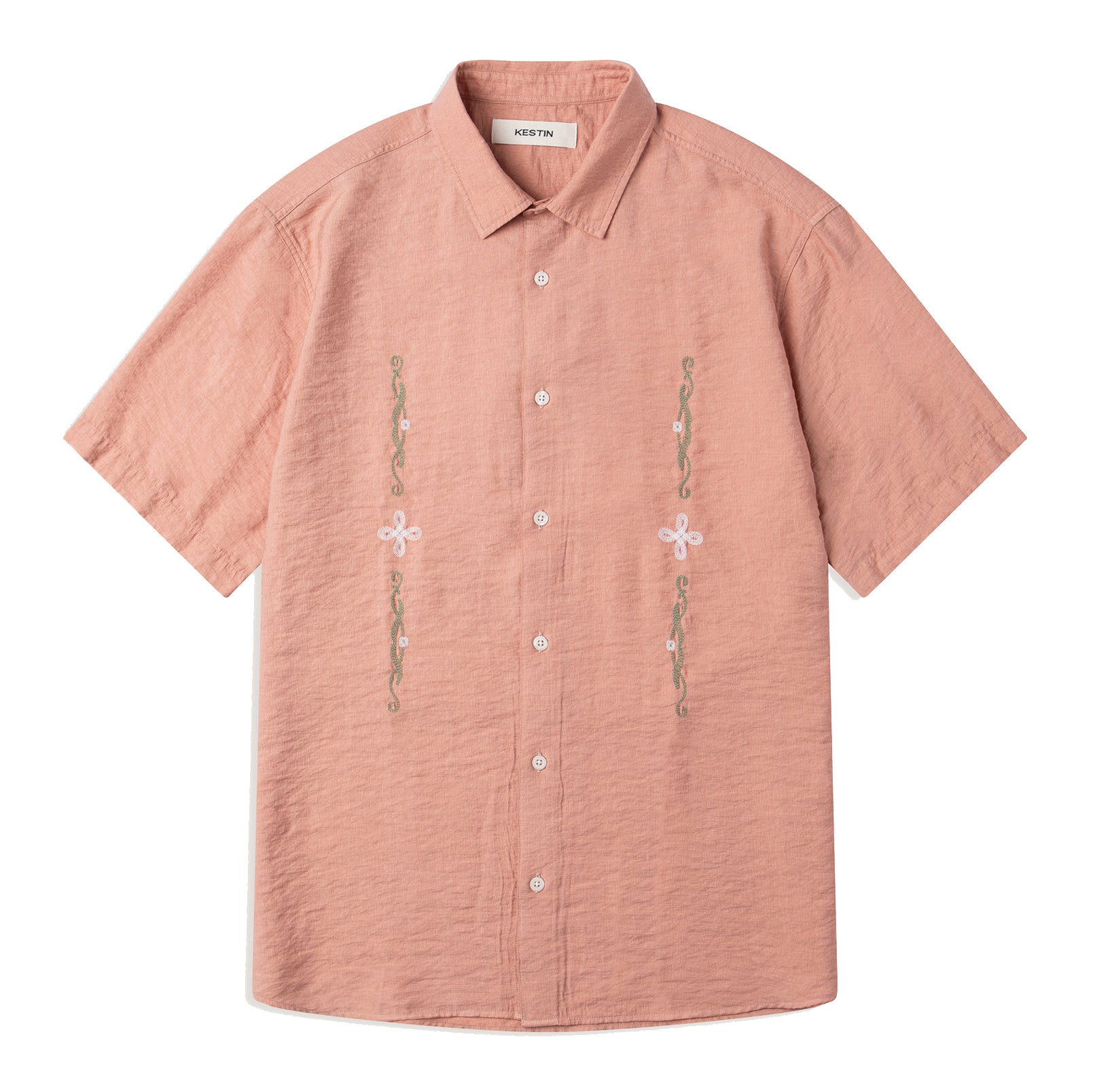 Aberlady Shirt - Dusty Pink Linen Blend